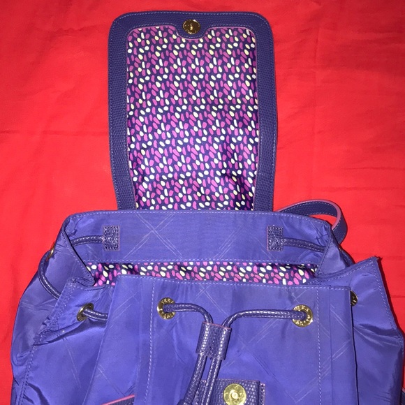 Vera Bradley Preppy Drawstring Backpack - Picture 3 of 8